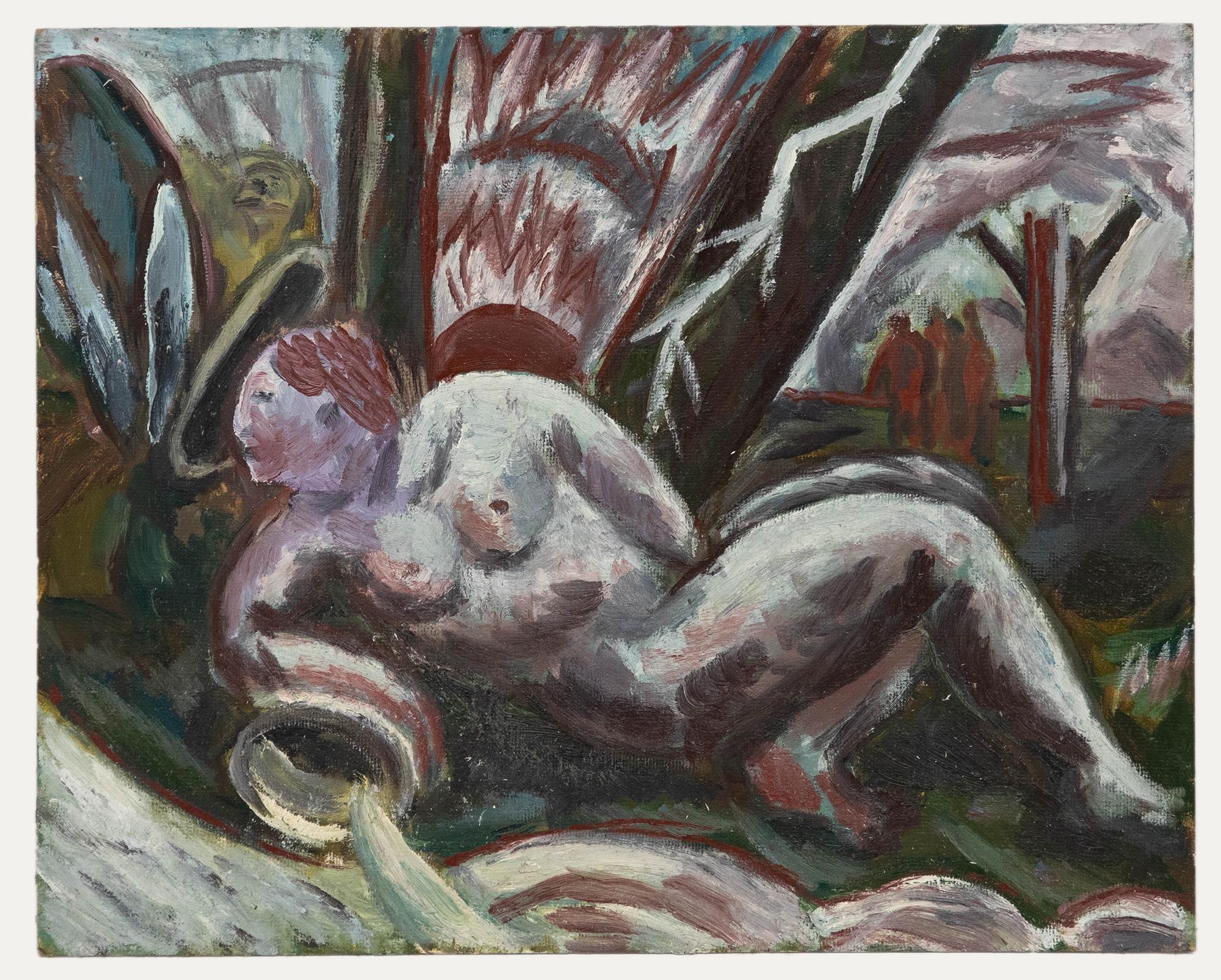 Ivan Bray (nato nel 1967) - Olio del XX secolo, Sirena - Painting di Unknown