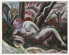 Ivan Bray (b.1967) - 20th Century Oil, Mermaid