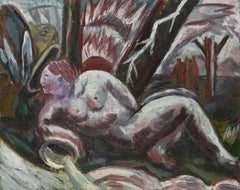 Ivan Bray (nato nel 1967) - Olio del XX secolo, Sirena