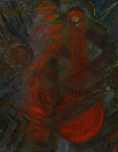 Ivan Bray (geb. 1967) – Ölgemälde, Orbs, 20. Jahrhundert