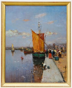 Ivan Krisjuk (b.1944) - Russian School 20th Century Oil, On the Caspian Sea