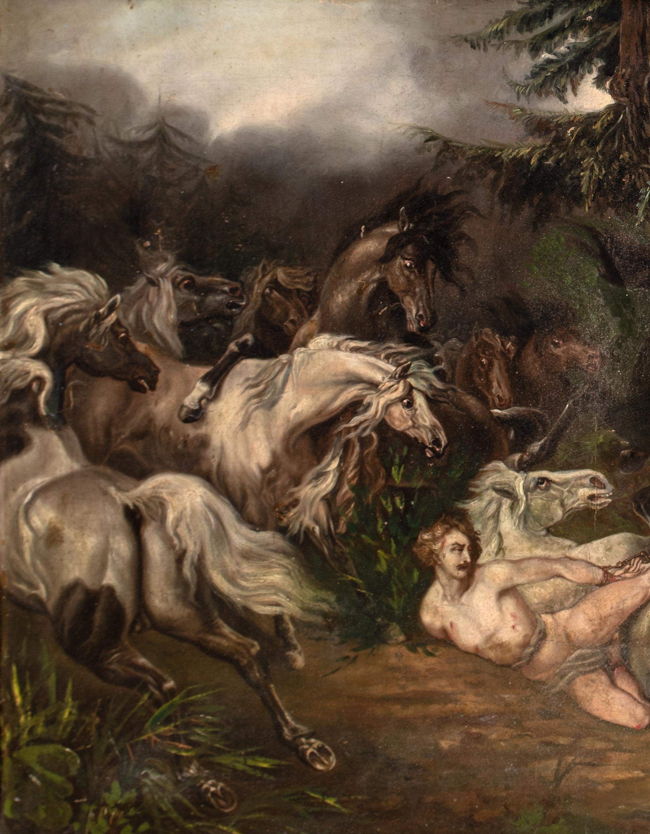 Ivan Mazeppa, 19ème siècle - Extrait du poème de Lord Byron en vente 6
