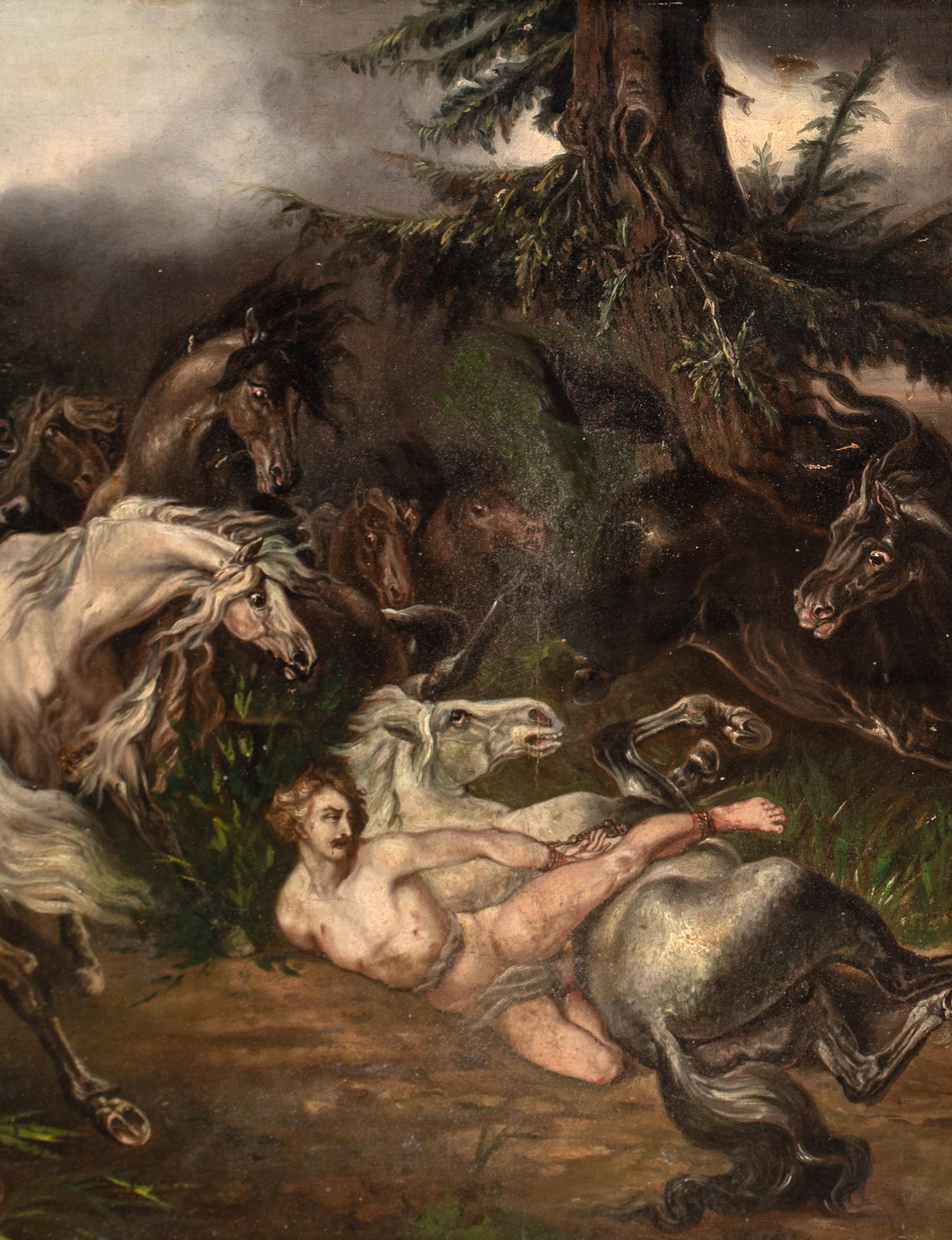 Ivan Mazeppa, 19ème siècle - Extrait du poème de Lord Byron en vente 3