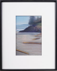 Ivy Rutzky Signed Contemporary American Modernist Beach Pastel Original Painting