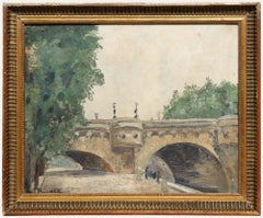 J. Boisney - Framed Mid 20th Century Oil, The Pont Neuf Bridge