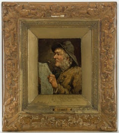 Used J. Forst - A Pair of Early 20th Century Miniature Oil Portraits of Fishermen