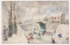 J. J. White - 1964 Oil, Antics on Ice
