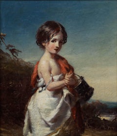 J. P Drew (fl.1835-1861) - 1850 Oil, The Water Carrier