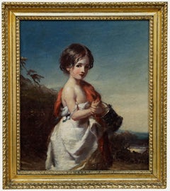 J. P Drew (fl.1835-1861) - 1850 Oil, The Water Carrier