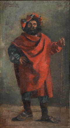 J. Somerville  - 1884 Oil, Falstaff