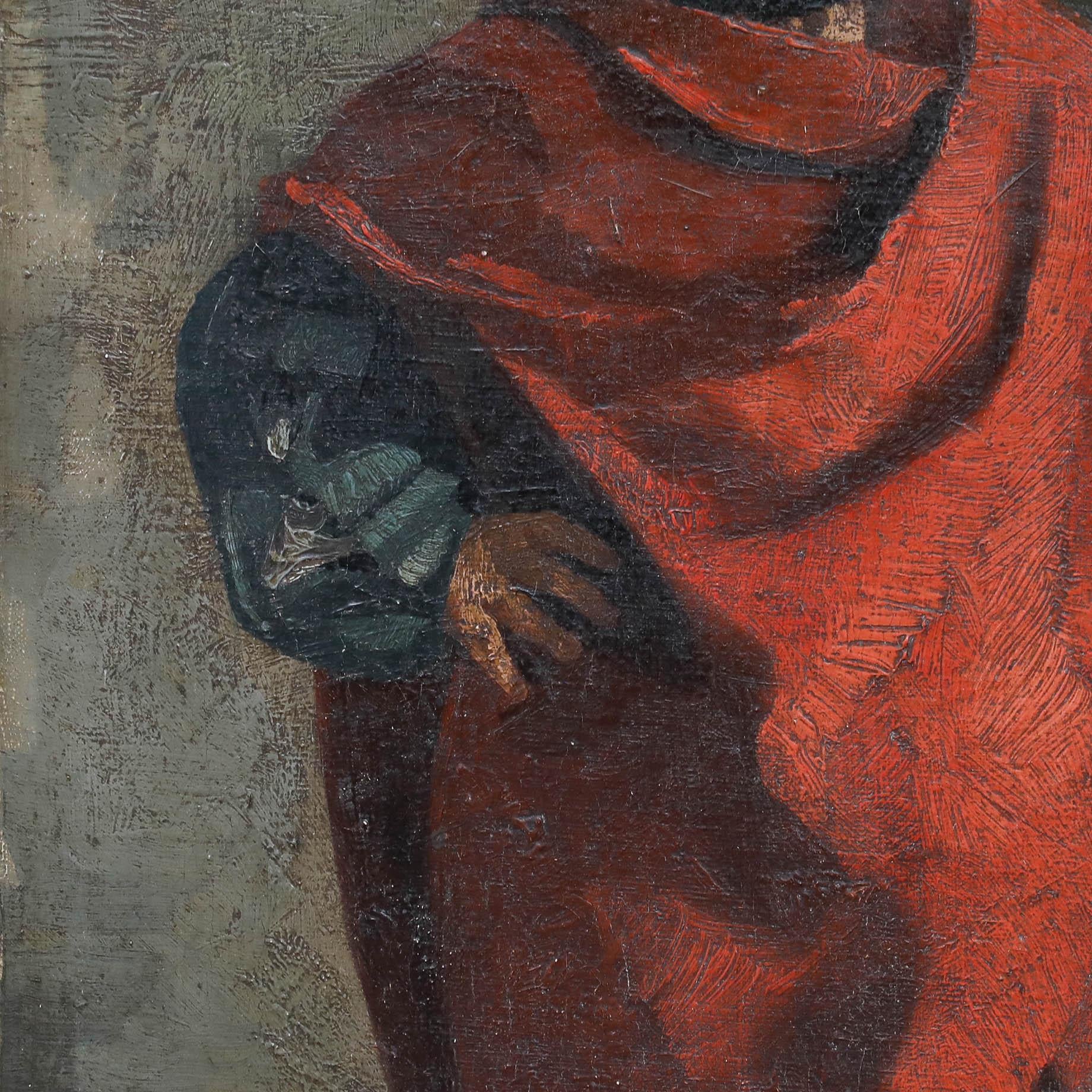 J. Somerville  - 1884 Oil, Falstaff For Sale 1