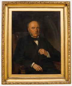 J. Sydney Willis Hodges (1829-1900) - 1876 Oil, Portrait of George Pridham