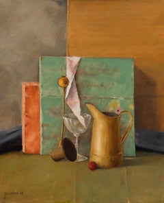 Jacobs - 20th Century Oil, Still Life with Candle Snuffer