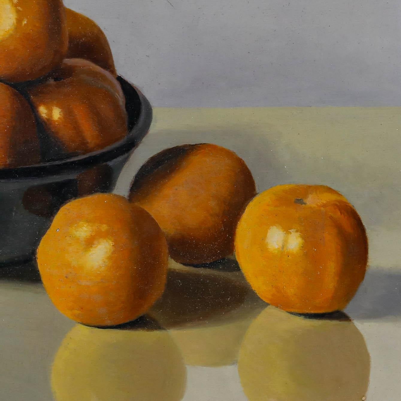 Jacques Blanchard (1912-1992) - 20th Century Oil, Still Life with Clementines For Sale 1