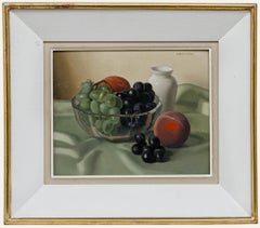 Jacques Blanchard (1912-1992) - 20th Century Oil, Still Life with Grapes