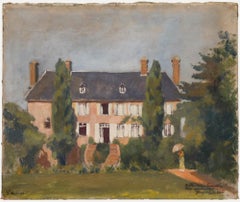 Jacques Le Coultre - French School Early 20th Century Oil, House in Saint-Malo