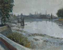 James Dring (1905-1985) - Early 20th Century Oil, Thames Scene