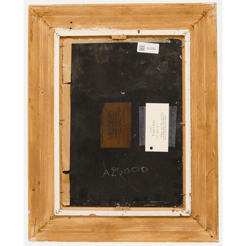 James Elliot (né en 1850) - Huile encadrée de la fin du XIXe siècle, Une promenade à la campagne - Marron Landscape Painting par Unknown