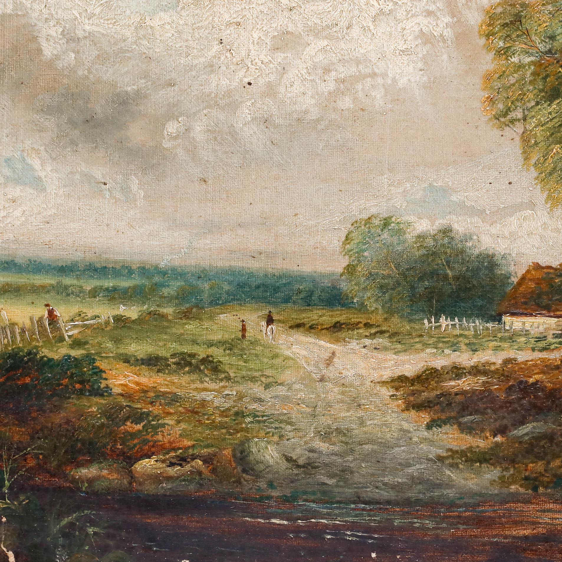 James McIntyre (fl.1867-c.1898)  - Öl aus dem späten 19. Jahrhundert, Die Wassermühle im Angebot 1