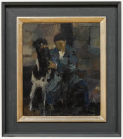 Jan Groenestein (1919-1979) - Gerahmtes Ölgemälde aus der Mitte des 20. Jahrhunderts, The Farrier