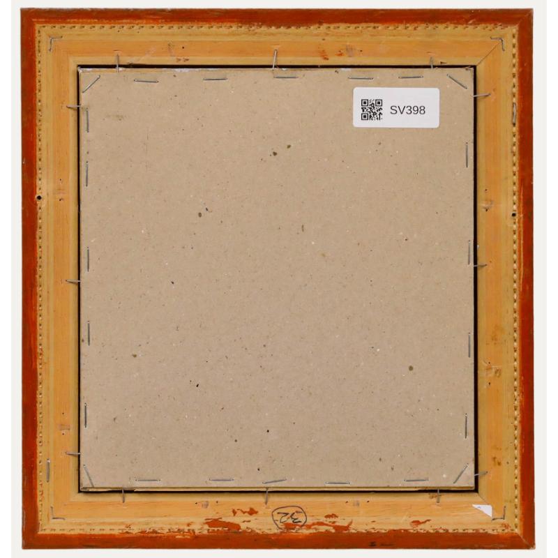 Jan H. Bolink (1913-1998) - 20. Jahrhundert Öl, Interieur einer Bauernküche (Schwarz), Figurative Painting, von Unknown