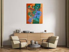 Japanese Floral - Landscape Painting - Oil Paint By Marc Zimmerman