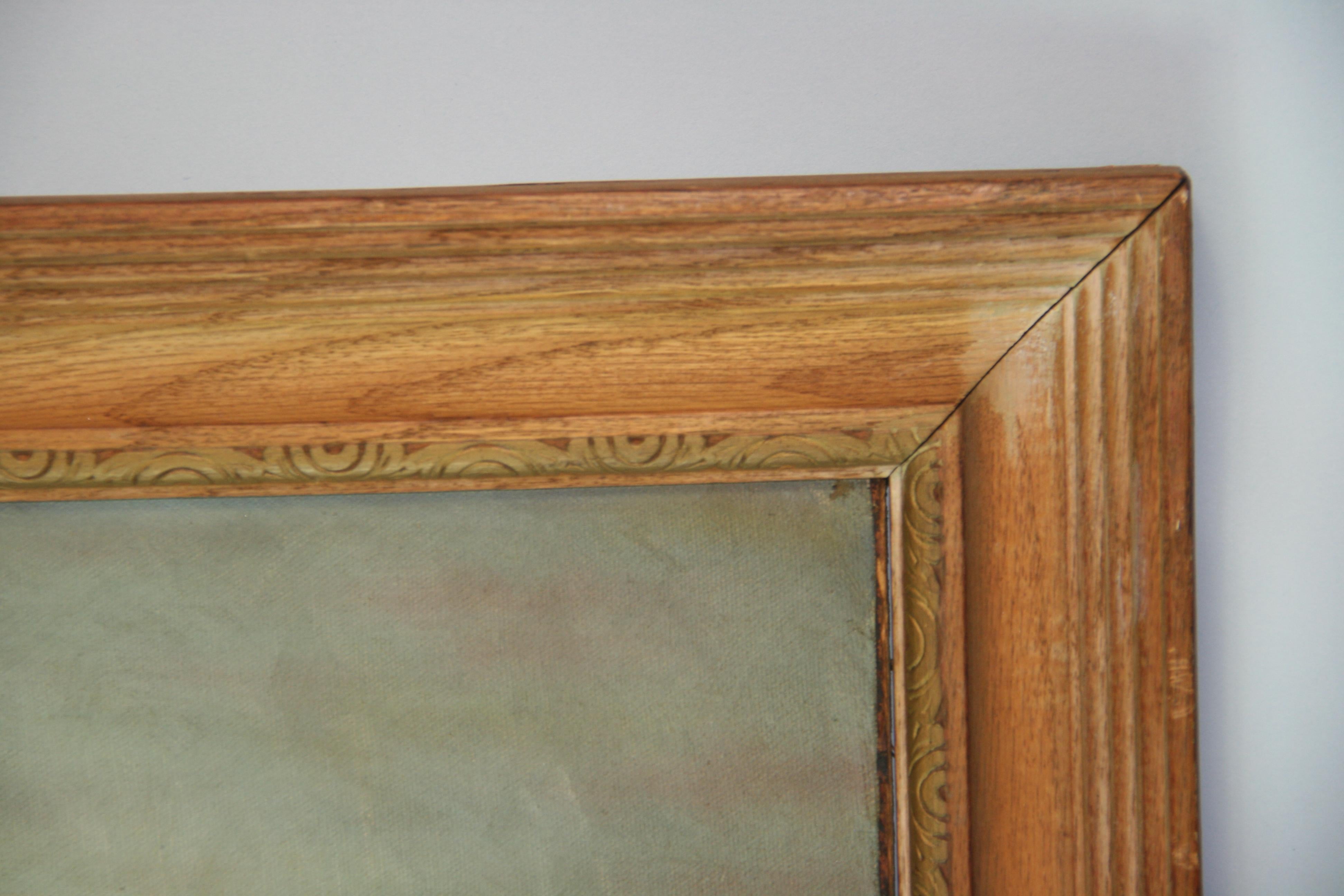 Peinture à l'huile ancienne japonaise d'un ouvrier paysan en vente 4