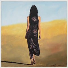 Jason Liosatos  - Contemporary Oil, A Walk on the Beach