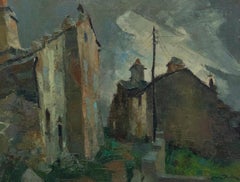 Jean Dulac (1902-1968) - 1958 Oil, Les Maisons
