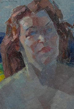 Jean Dulac (1902-1968) - Ölgemälde, Georgette, Mitte des 20. Jahrhunderts