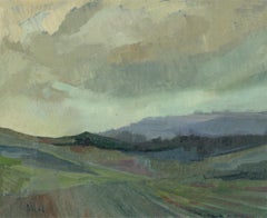 Jean Dulac (1902-1968) - Mid 20th Century Oil, Paysage Sous la Pluie
