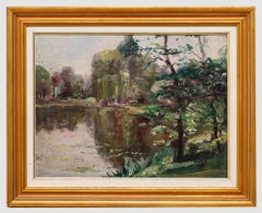 Jean Govaerts (1897-1985) - French School 20th Century Oil, The Pond