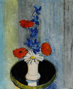 Jean Millien (1918-1998) - Mid 20th Century Oil, Bouquet of Mixed Flowers