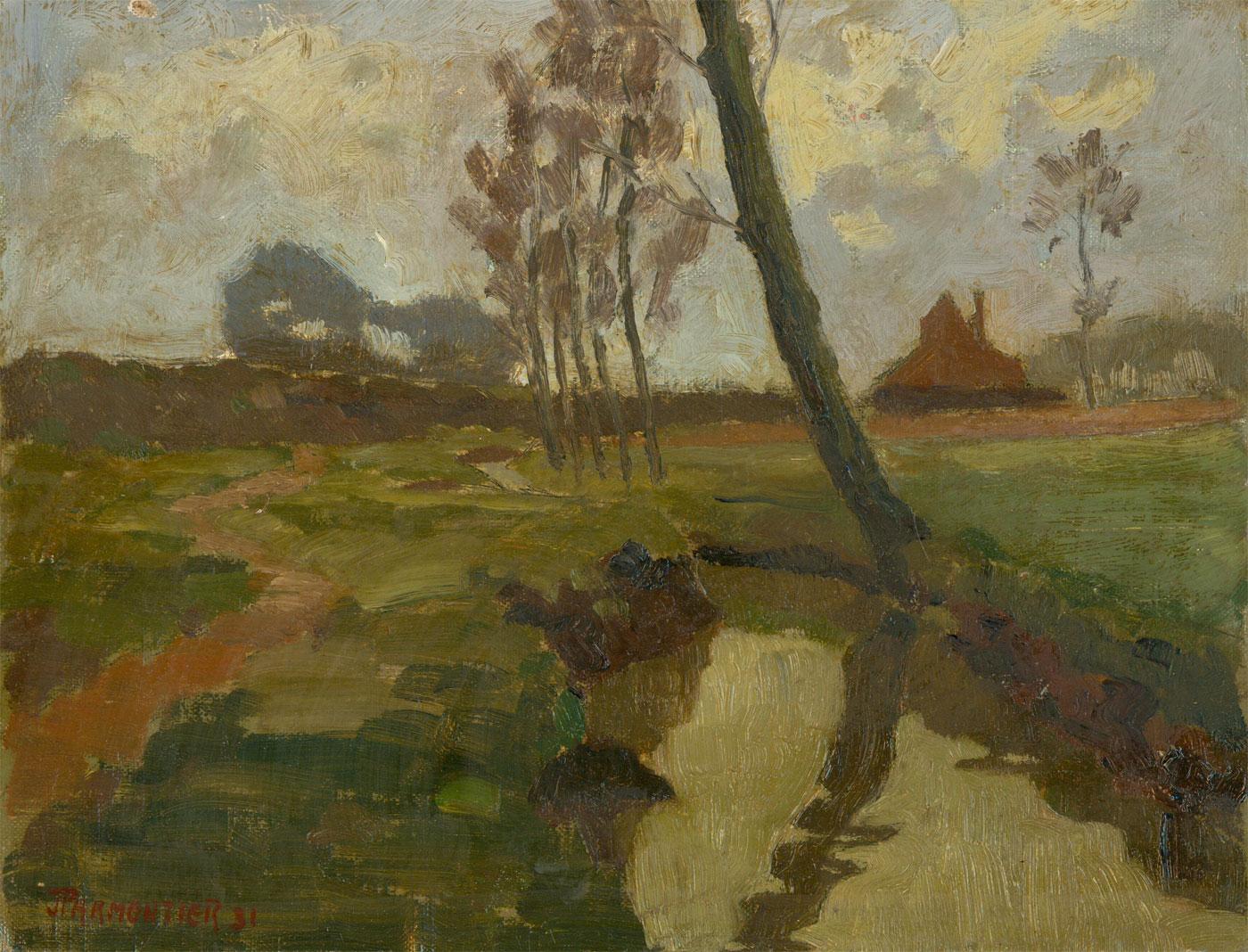 Jean Parmentier (1883-1973) - 1931 Oil, A Country Path