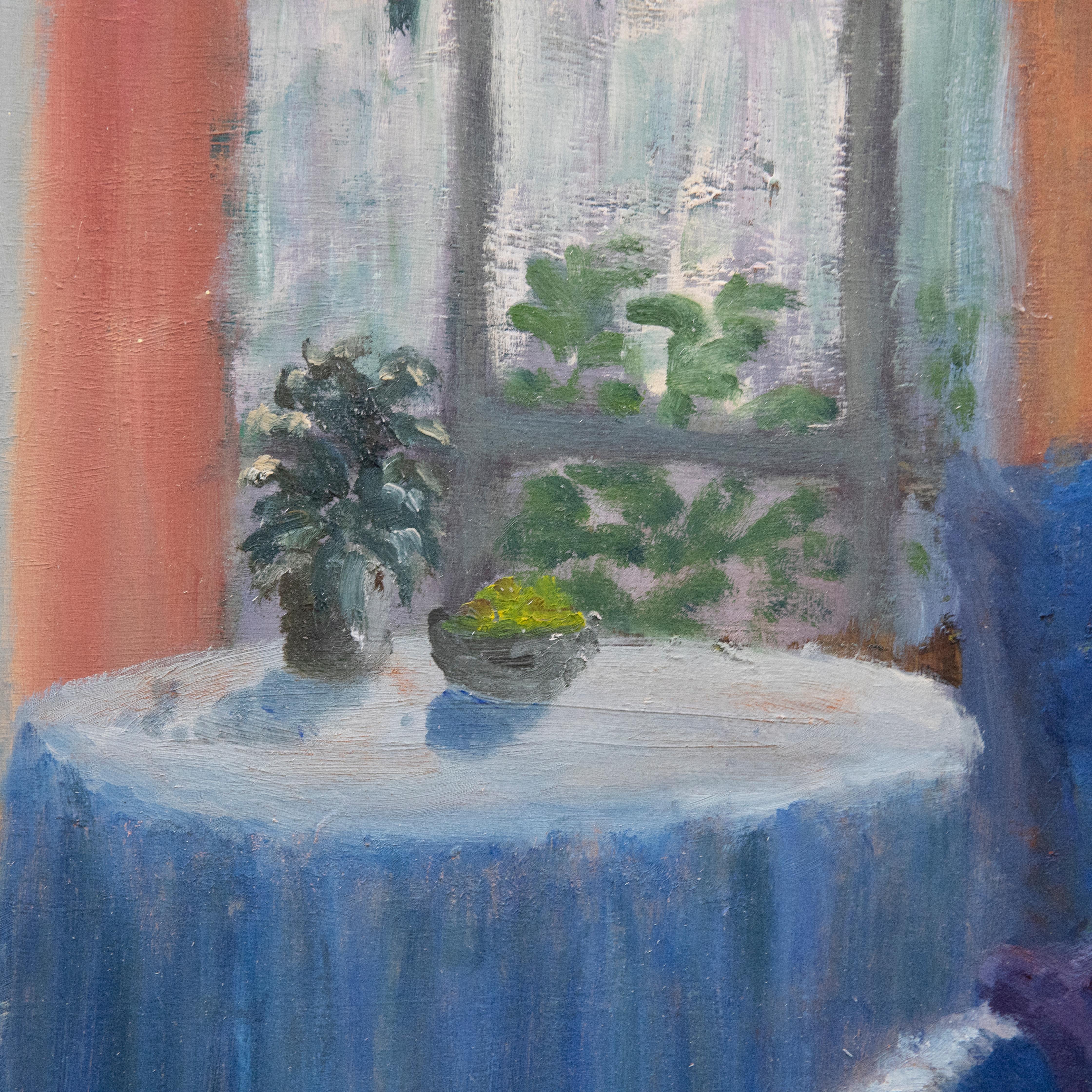 Jennifer Caplan - Olio del XX secolo incorniciato, La stanza del giardino 1