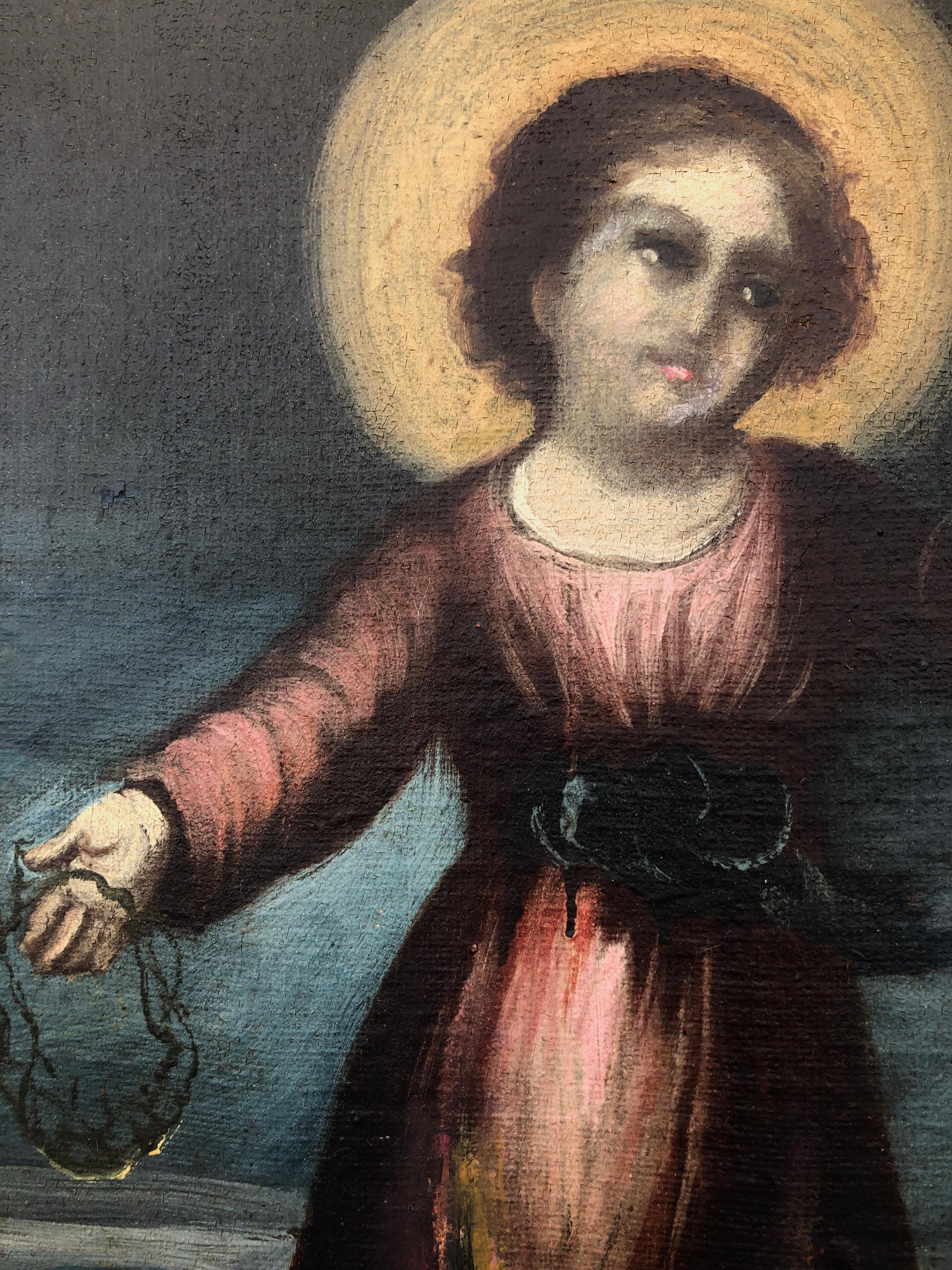 Jesucristo Guía y Protector español Barroco tardío XVIII 3