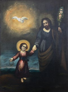 Jesucristo Guía y Protector español Barroco tardío XVIII