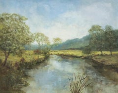 Jill Watson - Huile du 20e siècle, Above the Weir