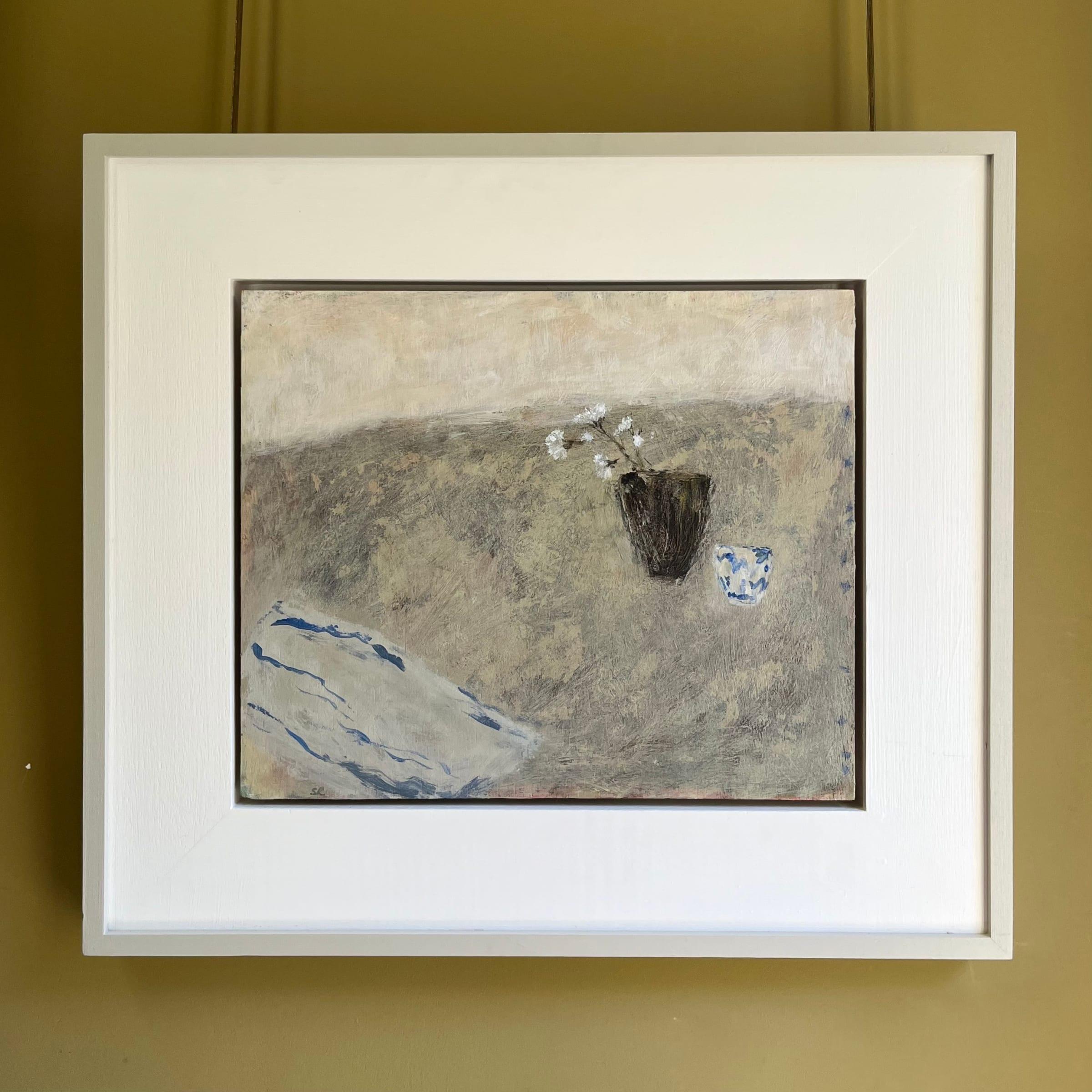 La huevera de Jo Mossman, pintura al óleo sobre tabla de Stephanie Richards, 2024 en venta 1