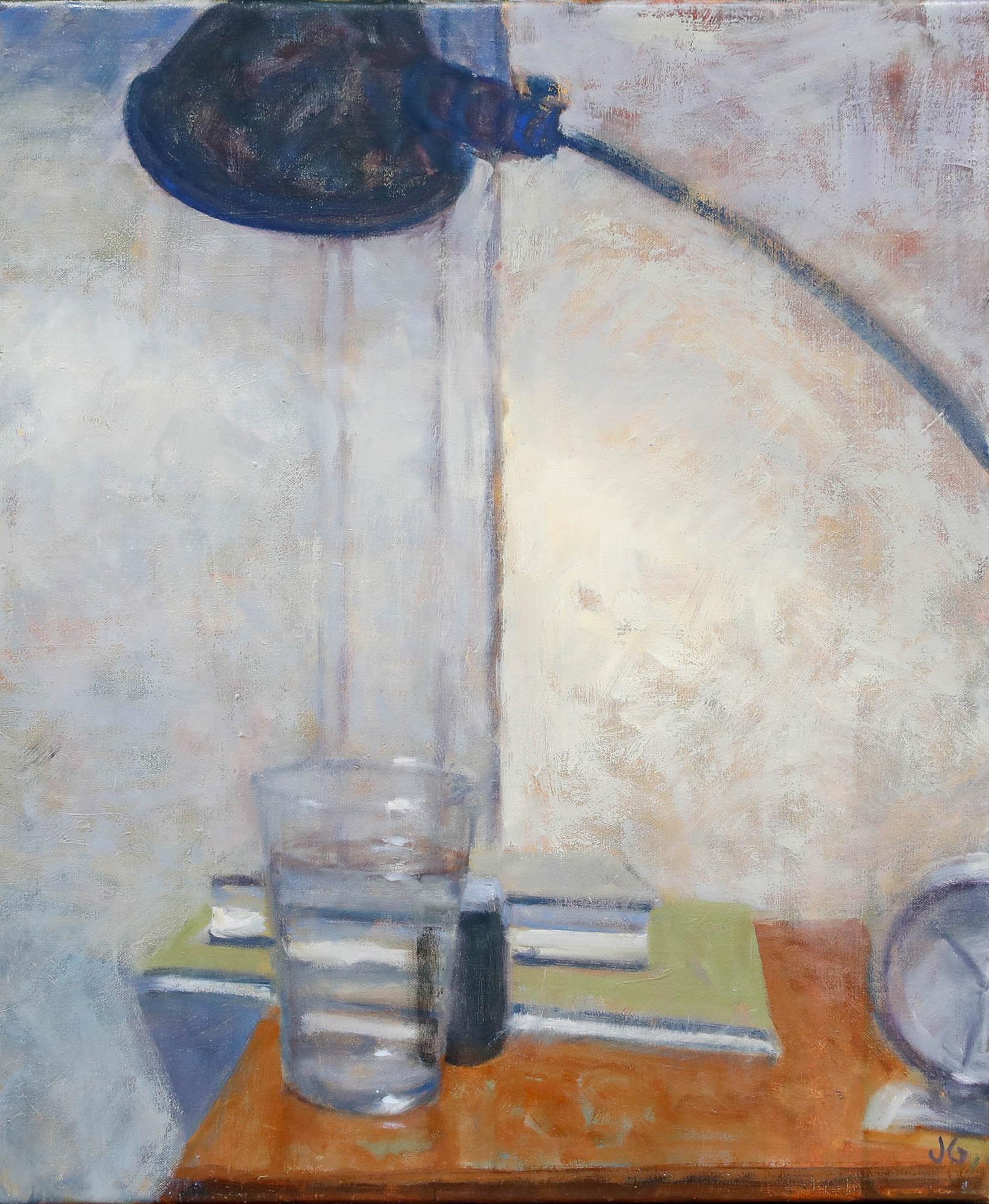 Joan Griswold (née en 1954) - Huile moderniste du 20e siècle, Assoiffée - Painting de Unknown