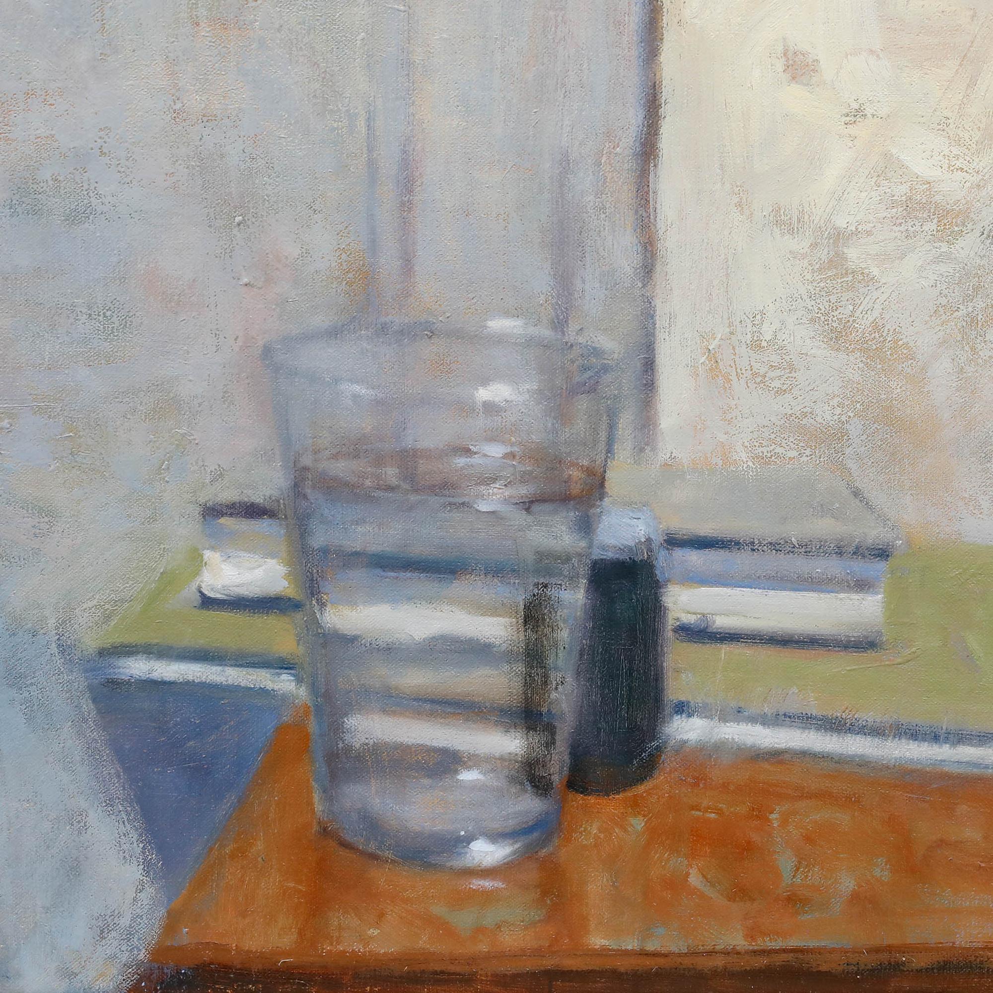 Joan Griswold (née en 1954) - Huile moderniste du 20e siècle, Assoiffée en vente 1