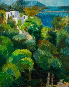 Joan Kisby - Framed 20th Century Oil, Botanical Coast