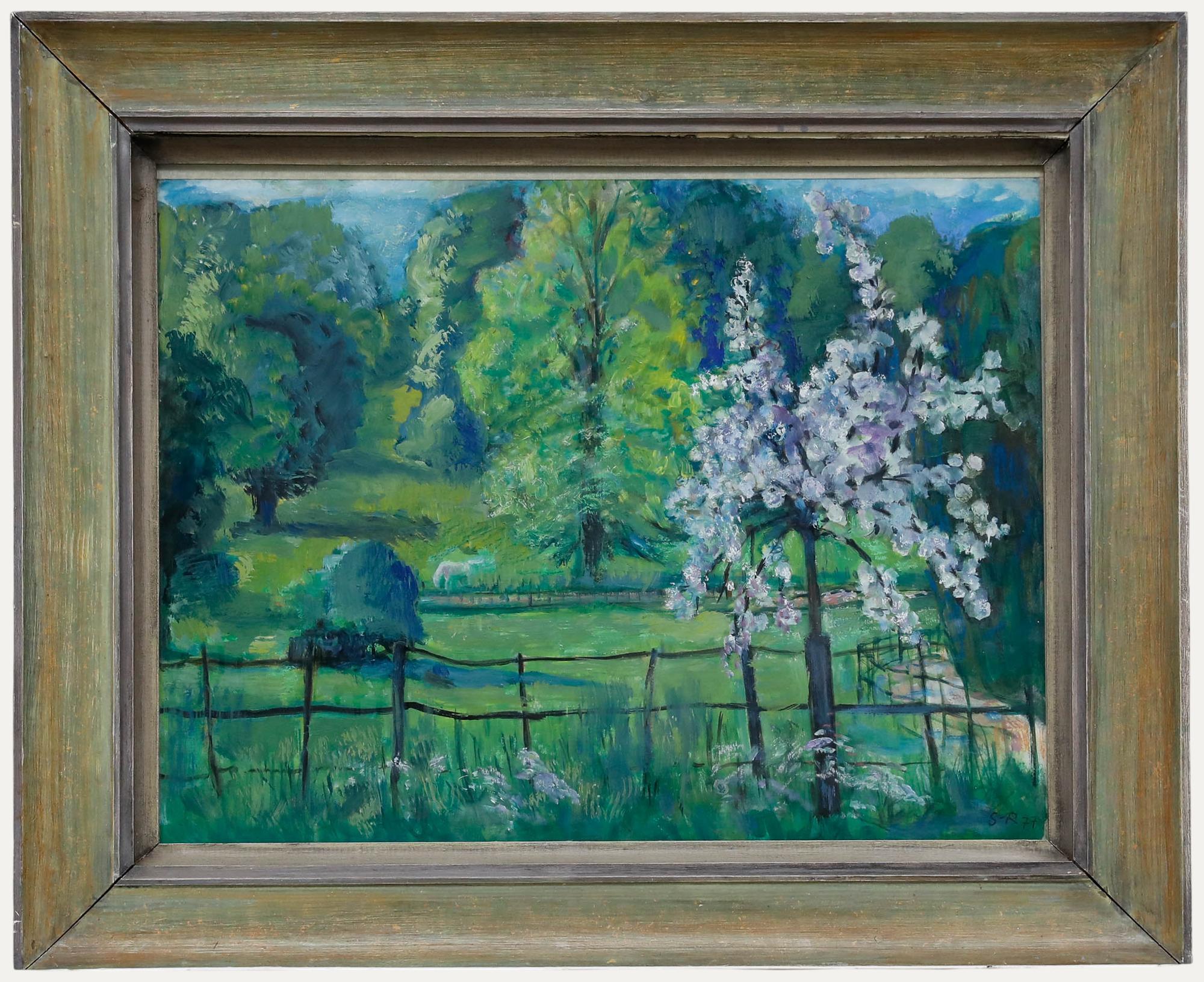 Joan Souter-Robertson (1903-1994) - Framed Oil, The Old Elm, Biddesden