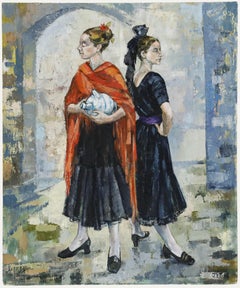 Joanne Thomson (1935-2024) - 1986 Oil, Dancers