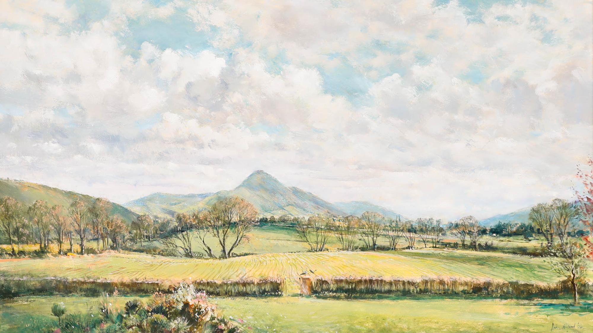 John Alford (geb. 1929) - English School 2006 Öl, Die Longnor Hills – Painting von Unknown