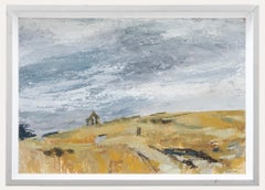John Bruce Hurn (b.1926) - 20th Century Oil, Church at Little Ringstead