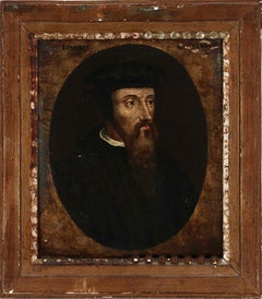 Ritratto di John Calvin del XVII secolo