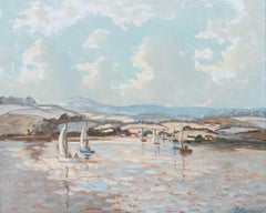 John Edwards (b.1914) - Framed 20th Century Oil, Cornish Sailing Club
