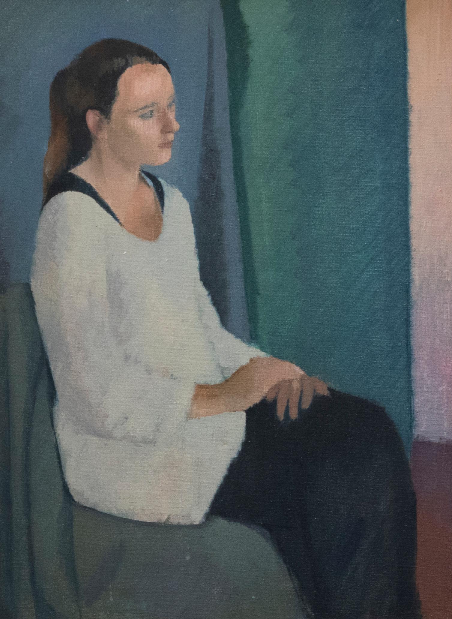 John Fattorini - Huile encadrée du 20ème siècle, Helen - Painting de Unknown