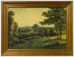 John Freeman (geb. 1942) - 1971 Öl, Sunlit Hills